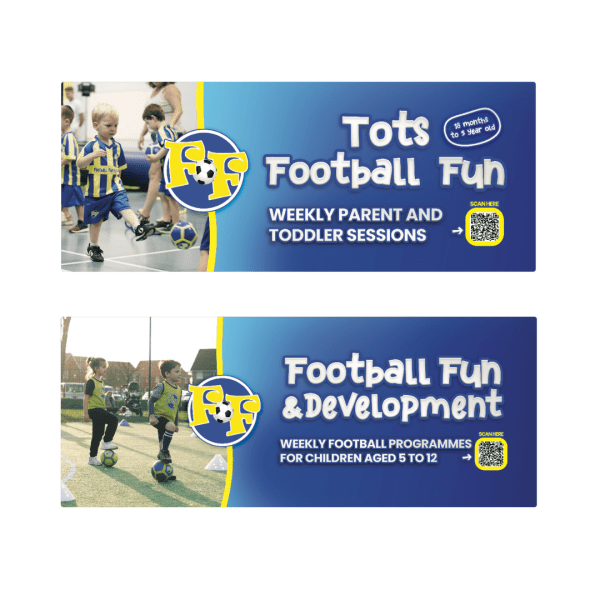PVC Free Banner 2 Pack (FF&D & Tots)