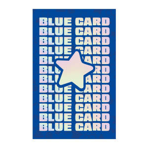 Holographic Blue Card